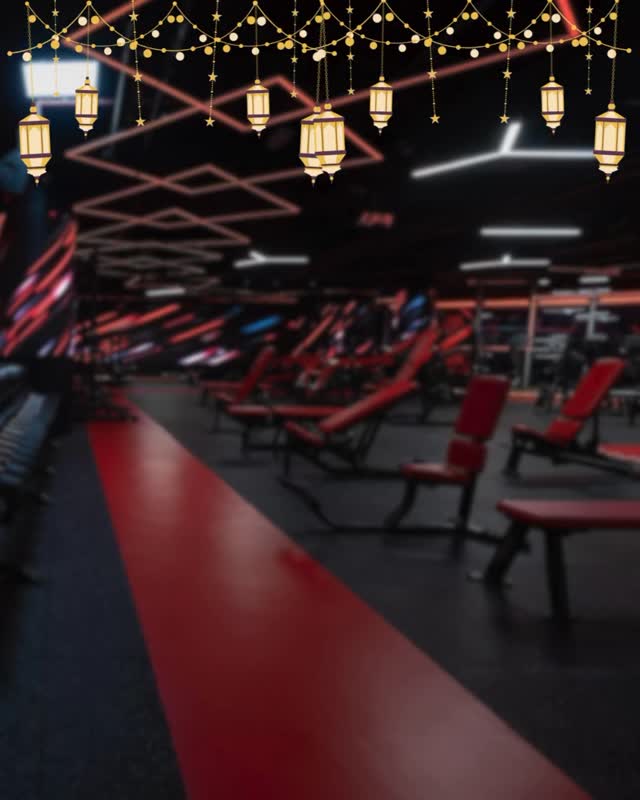 Ramadan Mubarak Red Gym family
